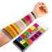 CCbeauty Professional Face Body Paint Set - 20 Colors for Halloween Neon Face Painting, SFX Cosplay & Costume Makeup | UV Glow + Classic Colors | Oil Based with 10 Brushes Included - Buy Online on SooperMarket.com