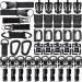ZUSHALLMY 48-Piece MOLLE Accessories Kit Upgraded Attachment Clips Kit MOLLE Key Clip D-Rings for Attaching Gear with MOLLE System - Increase Capacity and Versatility of Backpack
