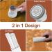 HOMEASY Fabric Shaver Rechargeable Lint Remover with 3 Blades & LED Display - White | Removes Fuzz from Sweaters, Couches, Clothes, Carpets & Furniture - Buy Online on SooperMarket.com