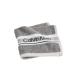 Calvin Klein Grindle Logo Band Printed 1 Piece Terry Washcloth - 13 x 13 Inches  100% Cotton 500 GSM (Light Grey) Lt Grey WASH CLOTH