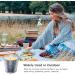 TopSics Citronella Candles - 8 Natural Soy Wax Candles for Outdoor Use - Long Lasting 80-96 Hours - Perfect for Garden Terrace Picnic and Camping - Buy Online on SooperMarket.com
