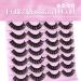 JIMIRE Russian Strip Eyelashes Cat Eye Volume Eyelashes Natural Look Like Eyelash Extensions Fluffy D Curly Thick Faux Mink Hybrid Lashes 14 Pairs Pack Natural RS Lashes - Buy Online on SooperMarket.com