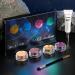 Multichrome Loose Glitter Eyeshadow Set with Brushes and Fixer - Holographic Sparkle and Duochrome Effects - Buy Online on SooperMarket.com