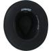 Belfry Gangster 100% Wool Crushable Dress Fedora in Black Grey Navy Brown Pecan - Large Black - Buy Online on SooperMarket.com