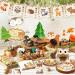 Arthsdite 24Pcs Woodland Creatures Theme Cupcake Toppers Tree Mountain Deer Bear Rabbit Squirrel Fox Cupcake Picks Safari Jungle Animals Theme Baby Shower Birthday Party Cake Decorations Supplies - Buy Online on SooperMarket.com
