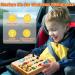 Norbase Montessori Busy Board with LED | Educational Toys for Kids 1-3 Years | Perfect Wooden Gifts for Young Girls - Buy Online on SooperMarket.com
