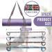 5 Pcs Adjustable Yoga Mat Strap and Carrier - Thick Stretching Strap for Carrying Mat - 5 Styles Yoga Mat Sling for Men and Women - Buy Online on SooperMarket.com