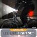 SAMLITE LED Bike Light Set: Bright Headlight for Kids & Adults, Free Tail Light, Water Resistant, Easy Install, Multiple Modes - Cycling Safety - Buy Online on SooperMarket.com