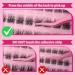 Bamboo Self-Adhesive Eyelash Clusters - 40Pcs | No Glue, No Remover | Reusable Press-On Lashes | Easy to Use - Buy Online on SooperMarket.com