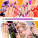 Glarks B7000 Jewelry Adhesive Glue with Rhinestone Gems Kit 2600Pcs Ink Blue Rhinestones with Gems Adhesive Flat Back Gems Crystal Rhinestones with 6Pcs Dotting Tools for Craft Nail Art Dark Purple - Buy Online on SooperMarket.com