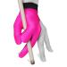 Billiard Pool Cue Glove by Fortuna - Classic Two-Colored - for Left Hand - Pink/Black Medium/Large