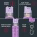 SABRE Jeweled Pepper Spray: Maximum Strength, Fashionable Design - Lavender Pepper Spray with Quick Access Snap Clip and Key Ring - Buy Online on SooperMarket.com