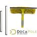DocaPole Window Squeegee and Scrubber Combo Attachment with 3 Blades - Fits Any DocaPole - Single Pivot - Buy Online on SooperMarket.com