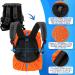 6 Pcs Woanger Waterproof Rain Cover for 20-60 L Backpacks | Ultralight, Reflective Strip, Adjustable Buckle | Ideal for Hiking, Camping, Cycling - Buy Online on SooperMarket.com