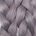 Tess Braids Extensions 60 cm - 3 Pack Jumbo Kanecalon Hair Braids | Silver Gray Box Braids - 100g/Bundle - Buy Online on SooperMarket.com