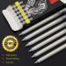 MARTCOLOR White Gel Pens Set 6 Pack 0.8mm Fine Point Pens Gel Ink Pens For Artists Archival Ink Pens White highlight Pens for Black Paper Drawing Illustration Sketching Writing - Buy Online on SooperMarket.com