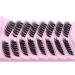 Large Volume Flat Lash Clusters - CD Curl Manga Anime Individual Lashes | Thai Style Cat Eye Extensions for DIY Makeup - Buy Online on SooperMarket.com