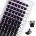 Individual Cluster Lashes D Curl 0.07mm 8-16mm Mix DIY Lash Extensions Wide Stem Individual Eyelashes Soft and Wispy Cluster Eyelash Extensions(XHFD-FD18-0.07-D-816) RR-8-16mm Cluster Lash-FD18-0.07-D