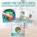 100 Eco-Friendly Laundry Detergent Sheets - Plant-Based Free and Clear Strips for HE Machine - Travel/Home Clothes Washing - Fresh Linen Scent - Buy Online on SooperMarket.com