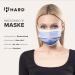 HARD 50 pieces Disposable Face Masks | Made in Germany | Type IIR & CE certified | Breathable Triple Layer - Filtration 99 78% | Elastic Earloops | Mouth Cover - Adults - Rainbow Midnight 50 Piece standard size (17 5 cm x 9 5 cm) Rainbow Midnight - Buy Online on SooperMarket.com
