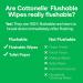 Cottonelle GentlePlus Flushable Wet Wipes with Aloe & Vitamin E - 252 Total Wipes, 6 Packs Adult Wet Wipes - Buy Online on SooperMarket.com