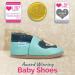 Soft Sole Baby Shoes for 0-6 Months | Leather Toddler Shoes with Happy Elephant Design - Buy Online on SooperMarket.com