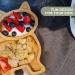 Eco Health Bamboo Baby Plate with Suction Cup - Non-Toxic & Cool to Touch - Ideal for Baby Weaning - Cat Plate (Blue) - Buy Online on SooperMarket.com