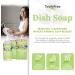 Truly Free Natural Dishwashing Liquid - Plant-Based Sweet Basil Dish Soap | 2 Refill Packs & 1 Refillable Bottle Starter Kit | Eco-Friendly International Shipping - Buy Online on SooperMarket.com