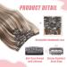 Vlasy Clip in Hair Extensions Human Hair 14 Inch (70 g) P16/60# - Seamless & Natural Thick Weft for Women - Buy Online on SooperMarket.com