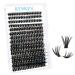 300 Pcs Individual Lashes Lash Clusters 9-16 Mix Length DIY Lash Extension Cluster Lashes that Look Like Eyelash Extensions Self Applicaton at Home Volume Dramtic Look(50D C-9-16mix) C-Mix (9-16mm) 50D