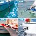 Lineslife Boat Hooks Floating | Telescoping 12ft Extendable Push Hook Pole | Lightweight Aluminum | Non-Slip Black - Buy Online on SooperMarket.com
