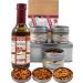 Direct & Friendly |Gift set for sharpnessBio |Chili olive oil extra sharpChili flakes in 3 different degrees of sharpness sharpness 4 pieces (1 Pack)