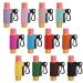 Homakover 12 Pack Compact Clip-On Chapstick Holder Keychain in 12 Colors Lip Balm Sleeves with Clip Fits Most Standard Lip Balm Tight-Knit Elastic Lip Balm Keychain Holder Multicolor