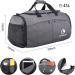 Canway 45L Sports Gym Bag Travel Duffel with Wet Pocket & Shoes Compartment - Lightweight Gray | Men & Women - Buy Online on SooperMarket.com