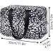 Large Full Size Toiletry Bag in Black Leopard Print - Travel Makeup Organizer for Women - Buy Online on SooperMarket.com
