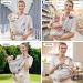 CUBY Natural Cotton Baby Carrier | Extra Comfortable Sling for Newborns & Toddlers - Grey Bear Design - Buy Online on SooperMarket.com