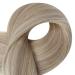Fshine 20 Remy Human Hair Tape in Extensions 20 Inch - Highlighted Color 18 Ash Blonde and 22 Light Blonde - 20 Pieces 50 Gram Adhesive Tape Hair - #18/22(P18/613) - Buy Online on SooperMarket.com