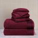 Belizzi Home 100% Cotton Ultra Soft 6-Piece Towel Set - Burgundy | Bath, Hand & Washcloth Towels | Compact, Lightweight & Highly Absorbent - Buy Online on SooperMarket.com