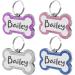 Personalised Dog Tags for Pets Engraved UK Dog Tag Glitter ID Tags for Dogs with Any Name & Text Custom Bone Stainless Steel Dog Name Tag for Pets Puppy Dog Cat Furry Friend(Pink S Bone) - Buy Online on SooperMarket.com