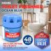 48pk Ocean Blue Toilet Fresheners 70g - 1000 Flushes, Limescale Prevention - Toilet Cistern Blocks - Buy Online on SooperMarket.com
