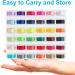 Xiphum 37Pcs Premium Bobbins Set with 36-Color Sewing Threads and Scissor - Compatible with Bro-Ther/Ja-Nome/Elna/Baby-Lock/Sin-ger - Buy Online on SooperMarket.com