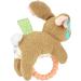 Taggies Teether Baby Rattle - Harmony Bunny | Soothing Teething Toy - Buy Online on SooperMarket.com