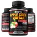 Apple Cider Vinegar Capsules - 5050mg Formula Pills with Black Pepper Extract - 90 Capsules Apple Cider Vinegar Pills for Supports Healthy Weight Management, Digestion, Detox & Immune -3 Months Supply