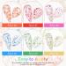 MEET ACROSS Flower Glitter Gel Nail Polish Set - 6 Pcs Diamond Sequins Jelly Gel Nail Polish Set for Nail Art Manicure - Buy Online on SooperMarket.com