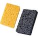 12Pcs Dish Sponge Non-Scratch Scrub Sponge Absorbent Kitchen Sponges Quick Foaming Dish Scrubber Pads for Effortless Cleaning Dishes Pots Pans Black - Buy Online on SooperMarket.com