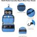 Cooja Hanging Toiletry Wash Bag with Hook & Handle - Sky Blue | Travel Gear Set for Men and Women | Includes 1 Toilet Bag + 2 Drawstring Bags - Buy Online on SooperMarket.com
