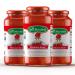 Marinara Pasta Sauce 100% Product of Italy 24 Ounce Jars - 100% Genuine Ingredients With San Marzano Tomatoes (Pack of 3) Marinara 24 Ounce (Pack of 3)