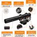 Comica CVM-VM20 Shotgun Microphone with Rycote Shockmount and OLED Power Display - Ideal for Smartphones, DSLR Cameras, Tablets, and Laptops - Buy Online on SooperMarket.com