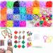 2000+Rubber Band Bracelet Kit, Loom Bracelet Making Kit for Kids, Rubber Bands Refill Loom Set, Rubber Bands for Bracelet Making Kit for Kids