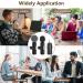 HMKCH Wireless Lavalier Microphone for iPhone Android Phone Camera Computer Laptop Professional Dual Lapel Mic with USB-C 3.5mm USB Plug for Video Recording Vlog YouTubeTikTok - Buy Online on SooperMarket.com